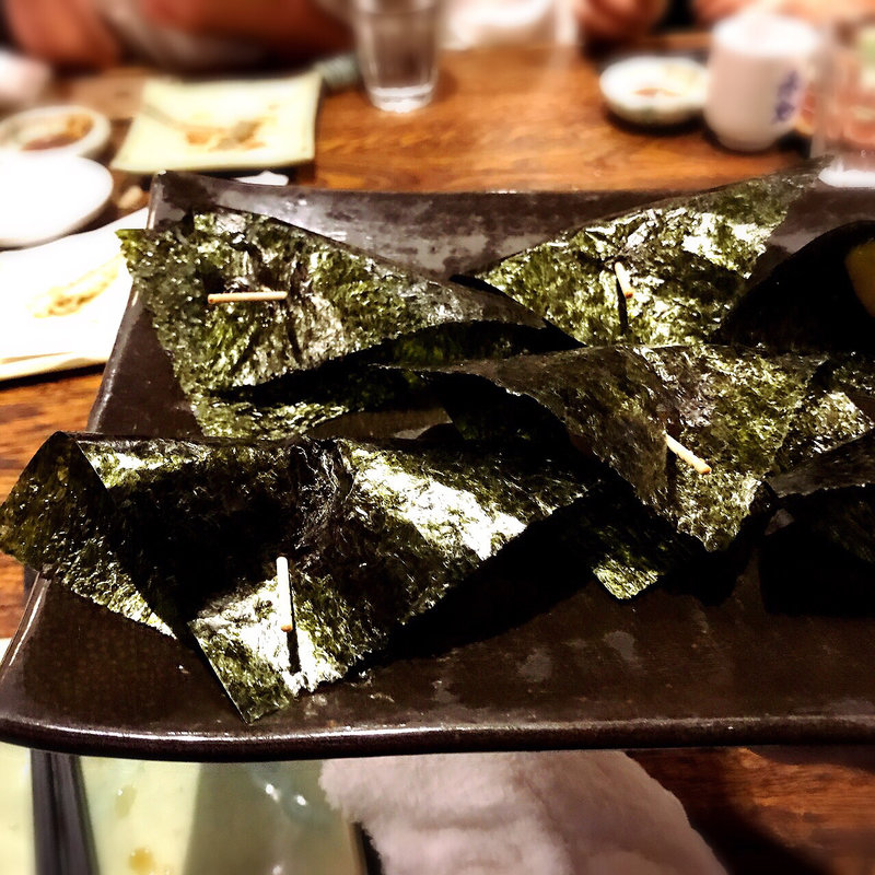 帆立貝柱の磯辺焼き（2ヶ）(赤鬼)