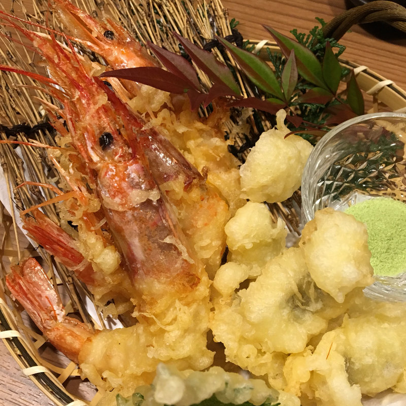 鱧と海老の天麩羅(海鮮山鮮  立川店)