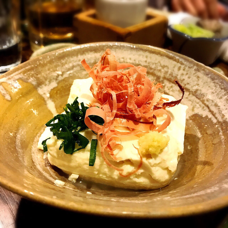 昔ながらの冷奴(赤鬼)