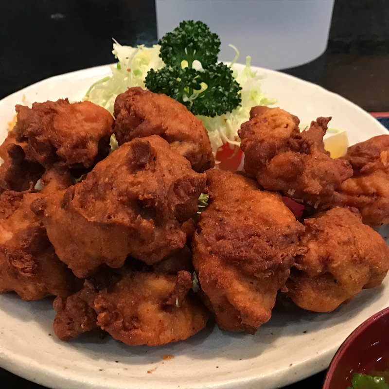 若鶏肉の唐揚げ定食(串よし )