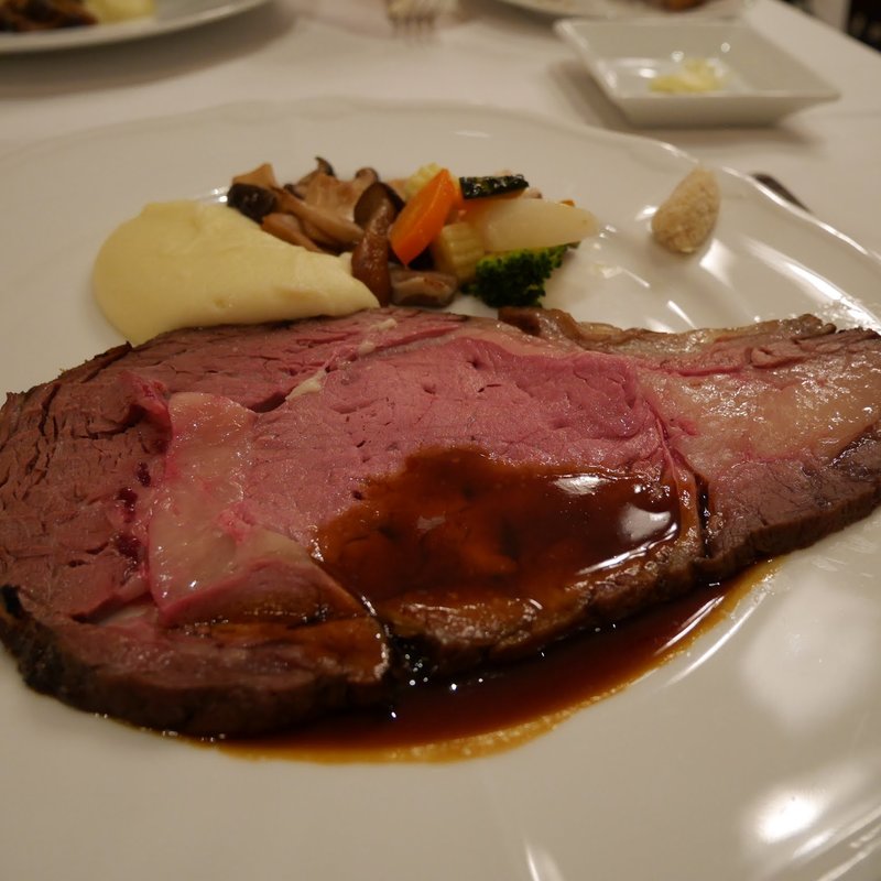 帝国ホテル伝統のローストビーフ 温野菜添え(ラ ブラスリー)