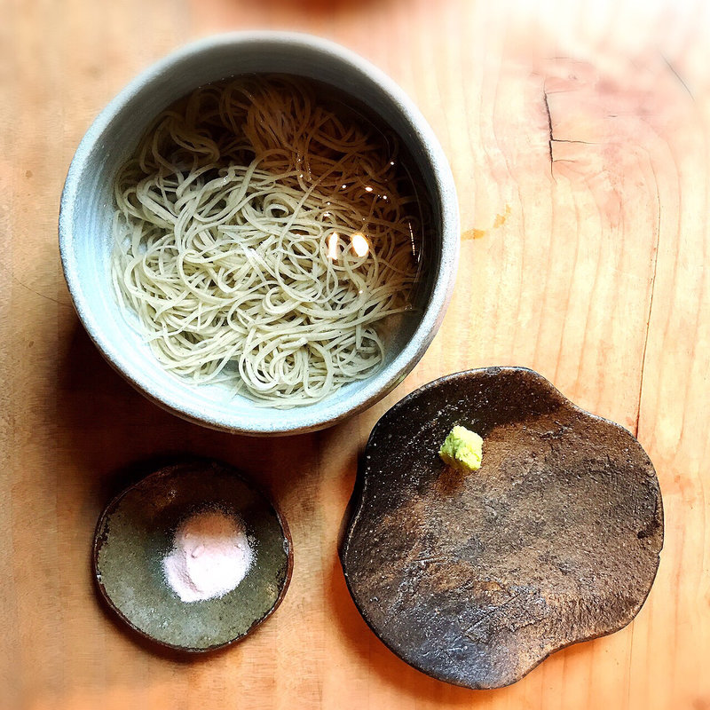 水そば(梵蔵 Bonzo-Kamakura Soba Restaurant)