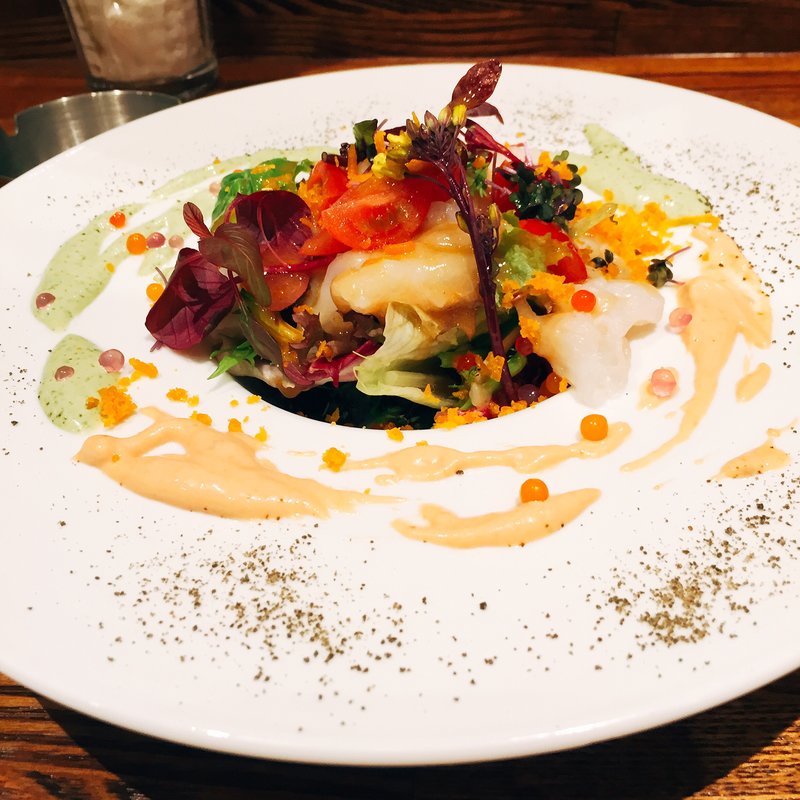 赤座エビのカルパッチョ(創作ビストロ la planche（ラ・プランシュ）)