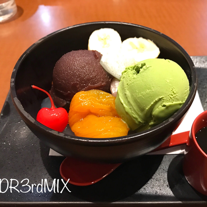 抹茶あんみつ(不二家 アルカキット錦糸町店)