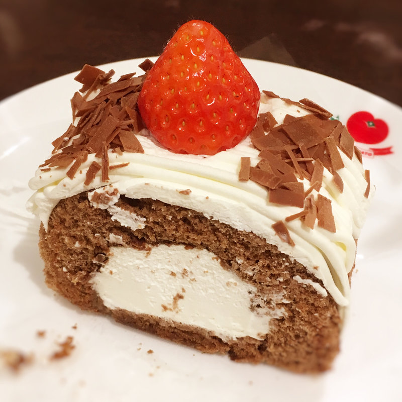 苺のチョコロール(イタリアン・トマト カフェ 西新テングッドシティ店)