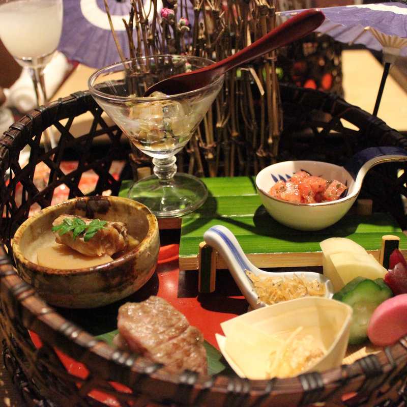 8379円(税別)のコース 祗園(銀座米料亭 八代目儀兵衛 )