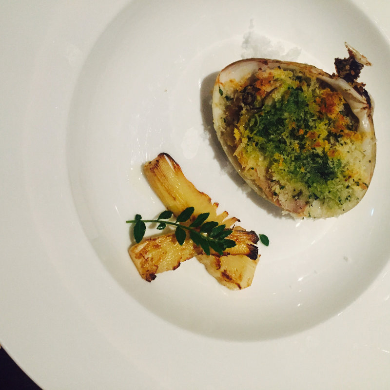 ハマグリのパン粉焼き(会員制居酒屋 ITUMO イツモ)