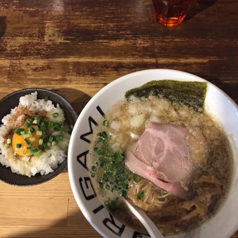 背脂煮干ラーメン(オリガミ （ORIGAMI）)