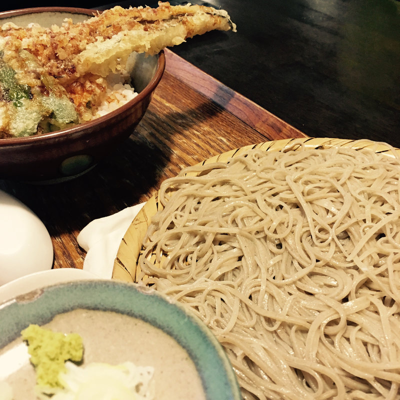 穴子天丼セット(凛正庵 宗由 （リンショウアン ソウユ）)