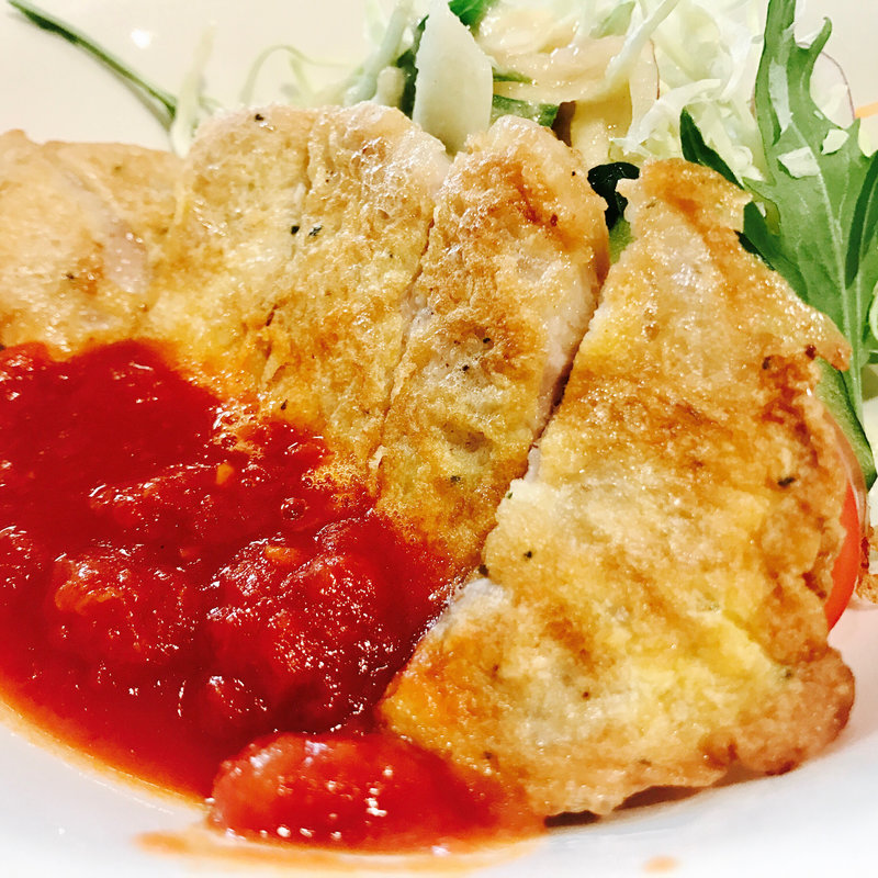 ポークピカタ(洋食堂はなや)