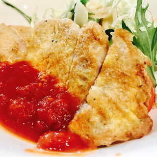 ポークピカタ(洋食堂はなや)