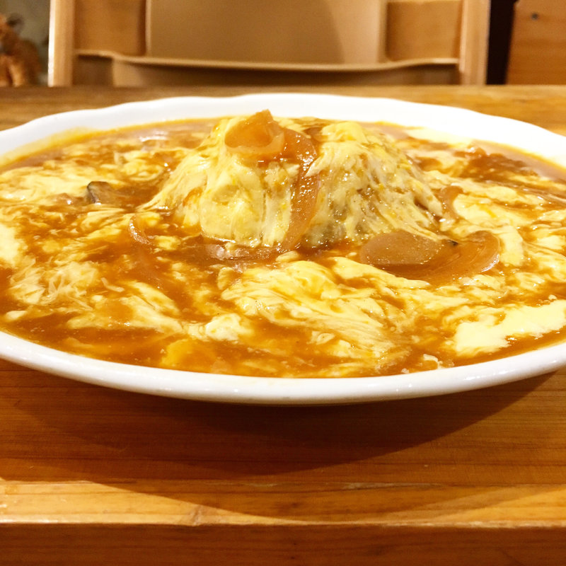 とろゆばオムライス(ムモクテキカフェ （mumokuteki cafe）)