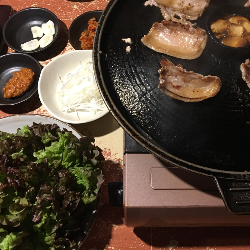 サムギョプサル(韓国居酒屋 まるふみ)