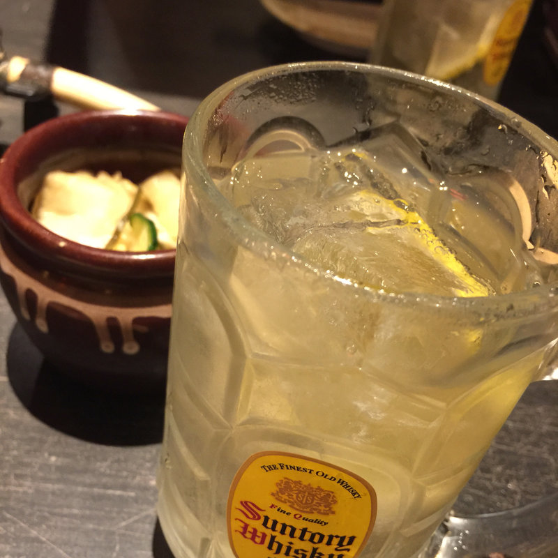 角ハイボールメガ(焼肉もつ福（旧：もつ福・赤坂店）)