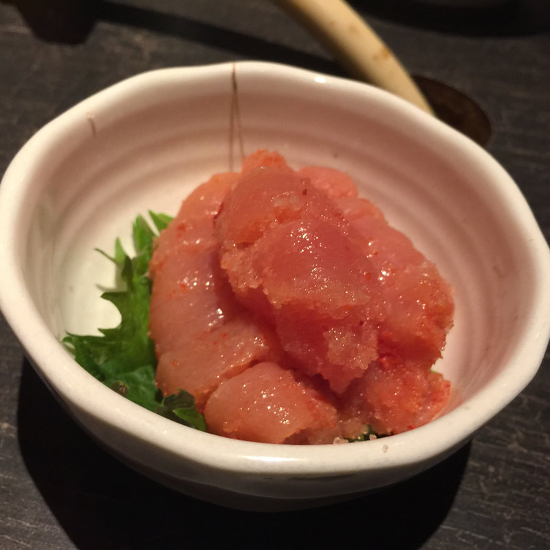 切り落とし明太子(焼肉もつ福（旧：もつ福・赤坂店）)