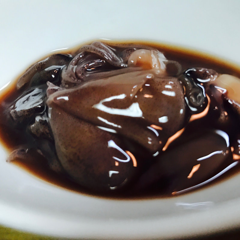 ほたるいかの沖漬け(へそまがり )