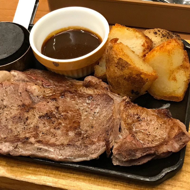 アンガス リブアイステーキ(ココス 小浜店 )