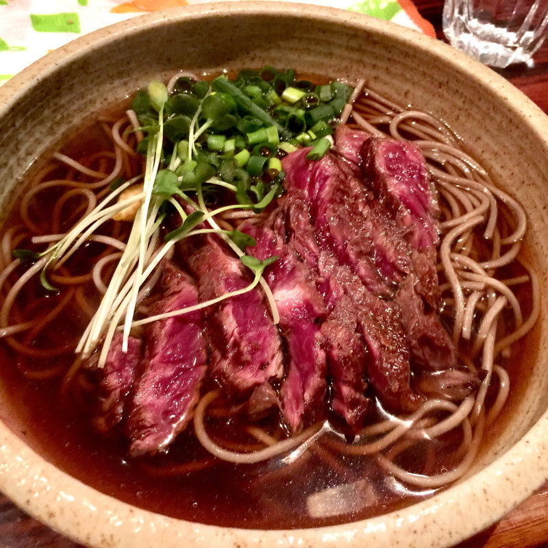 ステーキそば(陶そば)