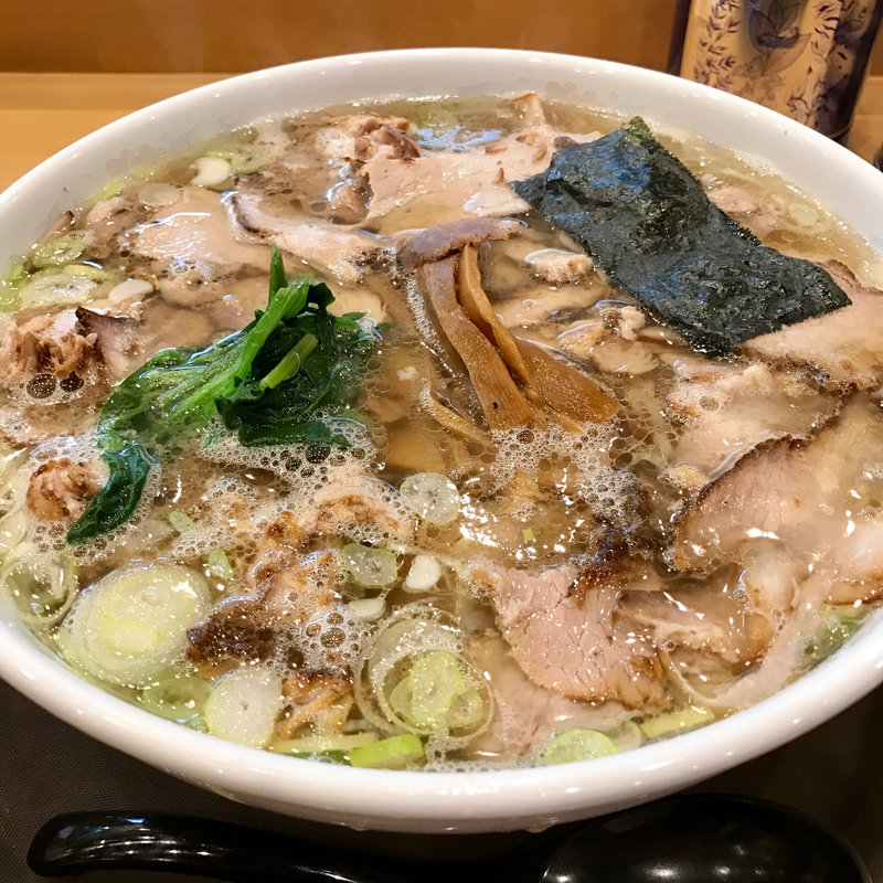 塩チャーシュー大盛(らーめんヒグマ 長岡喜多町店)