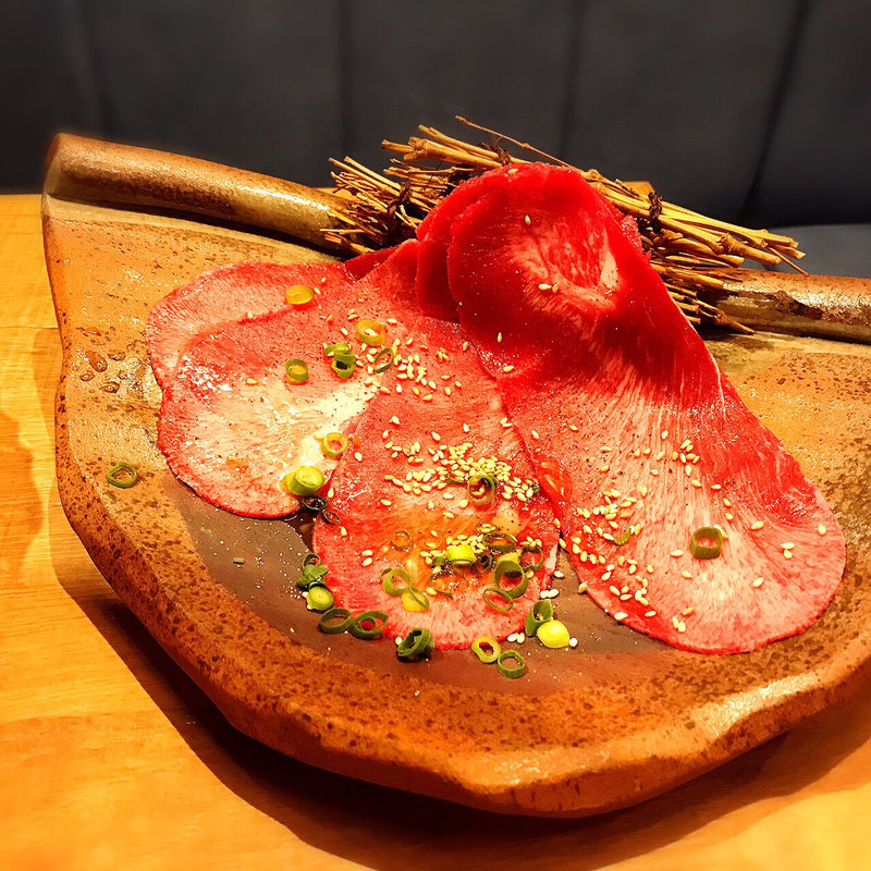 大判ねぎ上タン塩(ミートエソラ（mEat Esola） 中目黒店)