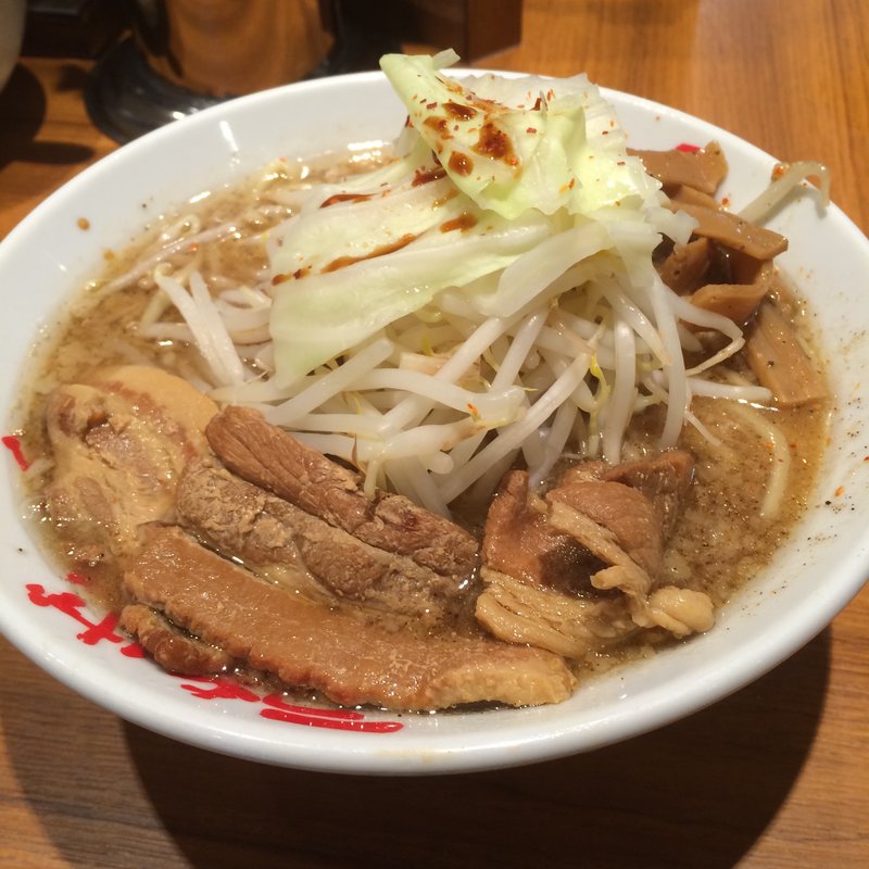 ガッツリ煮干しラーメン(なんつッ亭御徒町店)