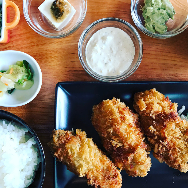 牡蠣フライ定食(梅田 ワーフ)