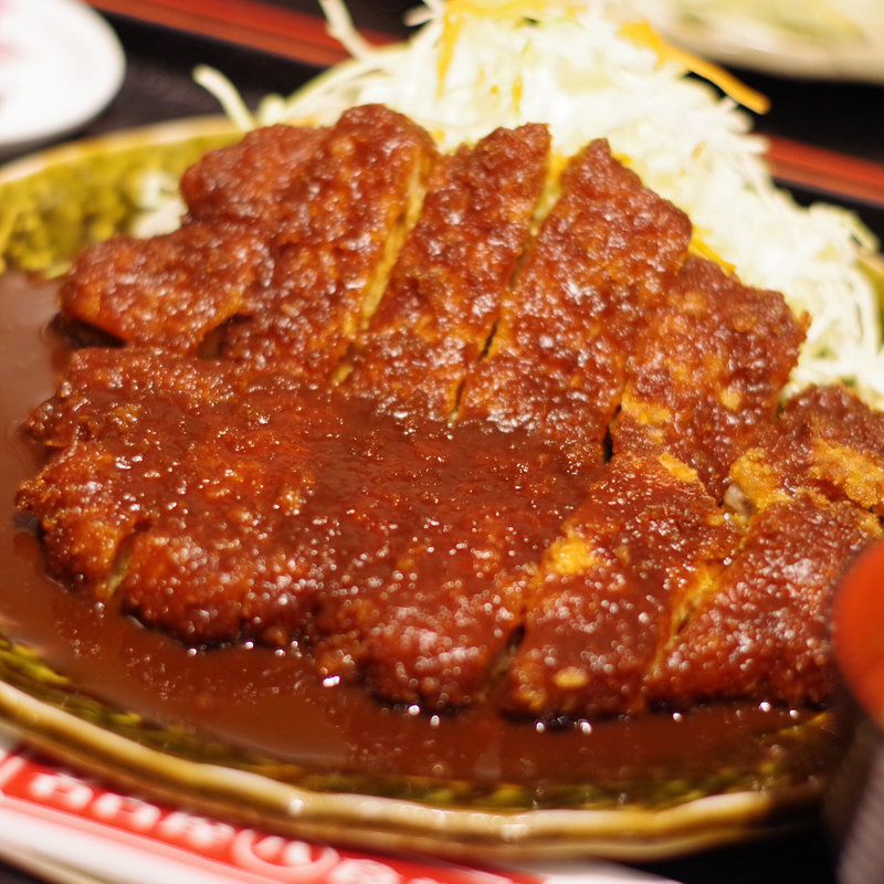 名物 わらじとんかつ定食 （単品1296円）(名古屋名物 名古屋丸八食堂 )