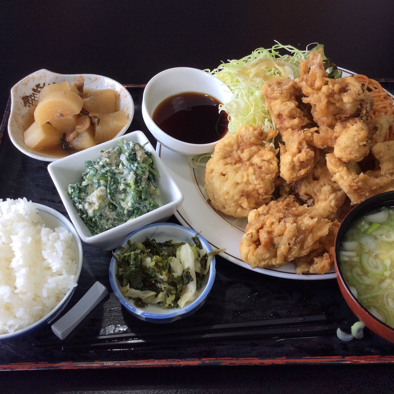 とり天定食(でんすけ食堂 )