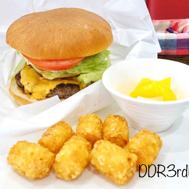 ハンバーガーセット(バーガー屋sun)