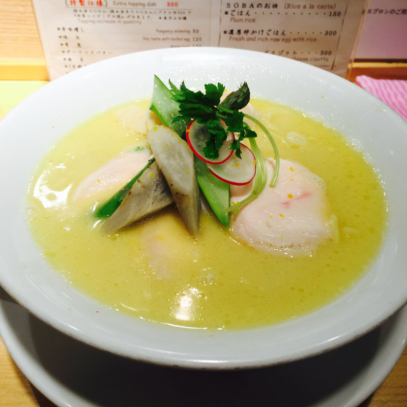 鶏白湯SOBA並 特製仕様