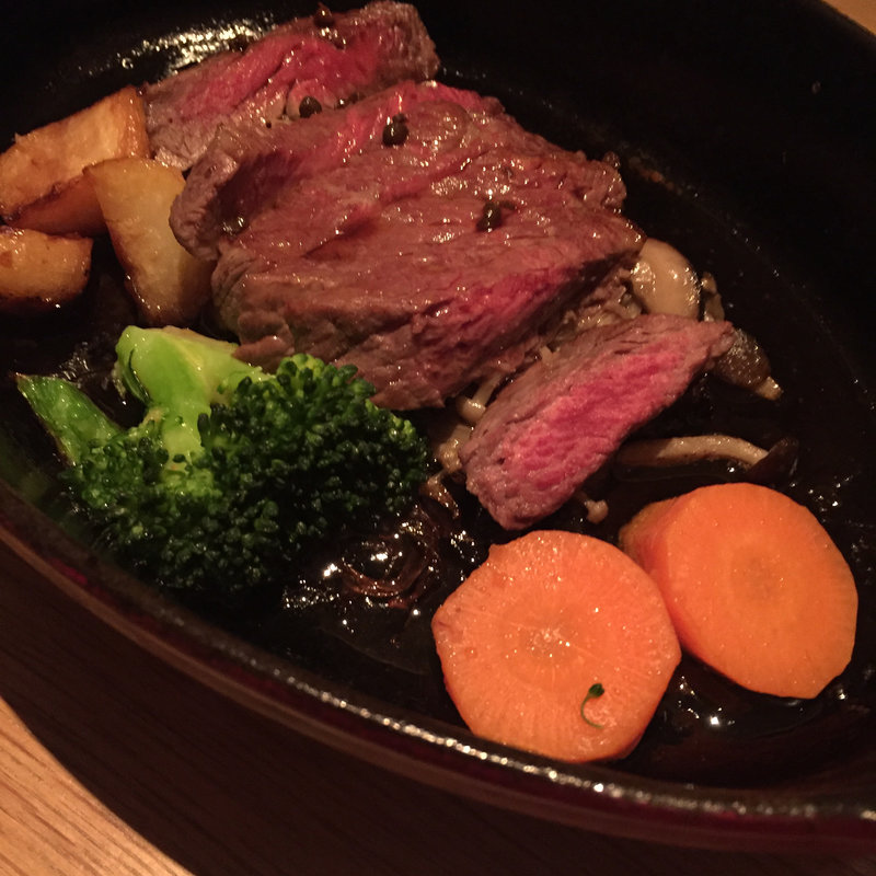 黒毛和牛のステーキ(小割烹おはし ゑびすりびんぐ （えびすりびんぐ）)