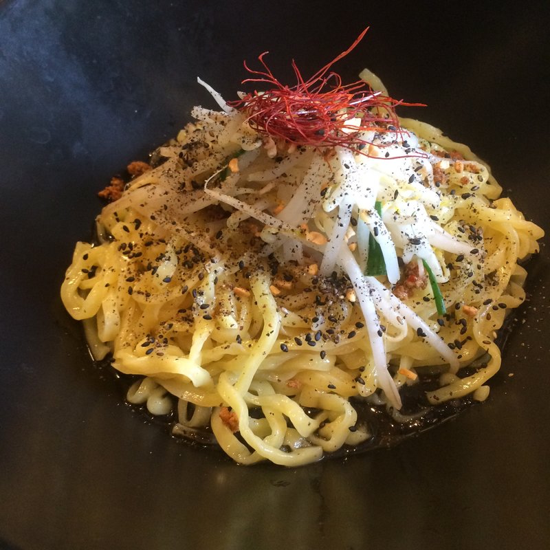 汁なし黒担々麺 大盛(黒蠍 （クロカツ）)