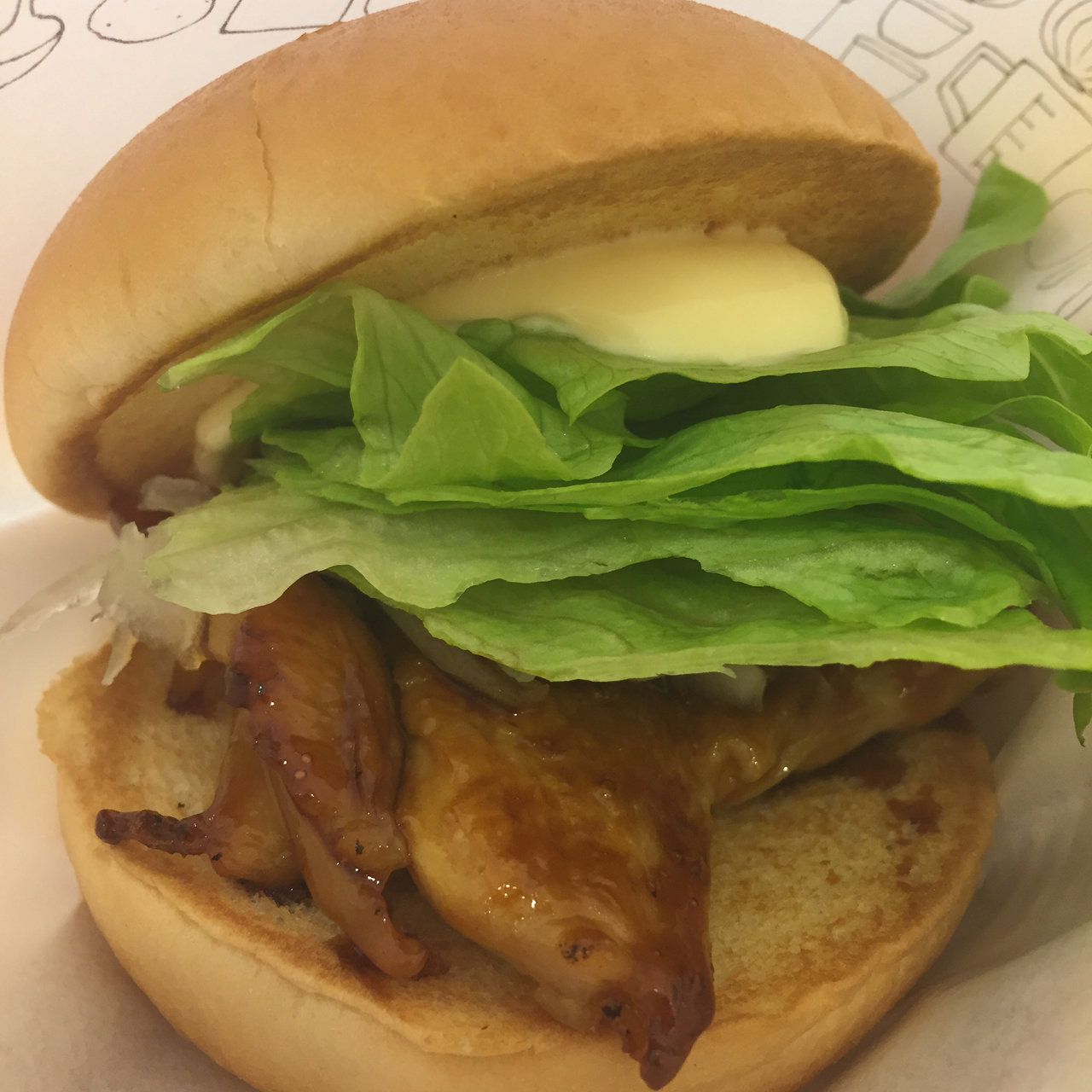 テリヤキチキンバーガー(モスバーガー おおとりウィングス店 )の口コミ一覧 おいしい！が増えるグルメアプリ「SARAH」