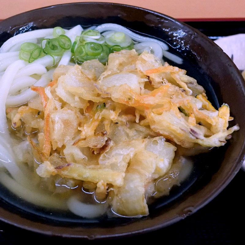 かけそのまま+かき揚げ(さぬきまるふじ )