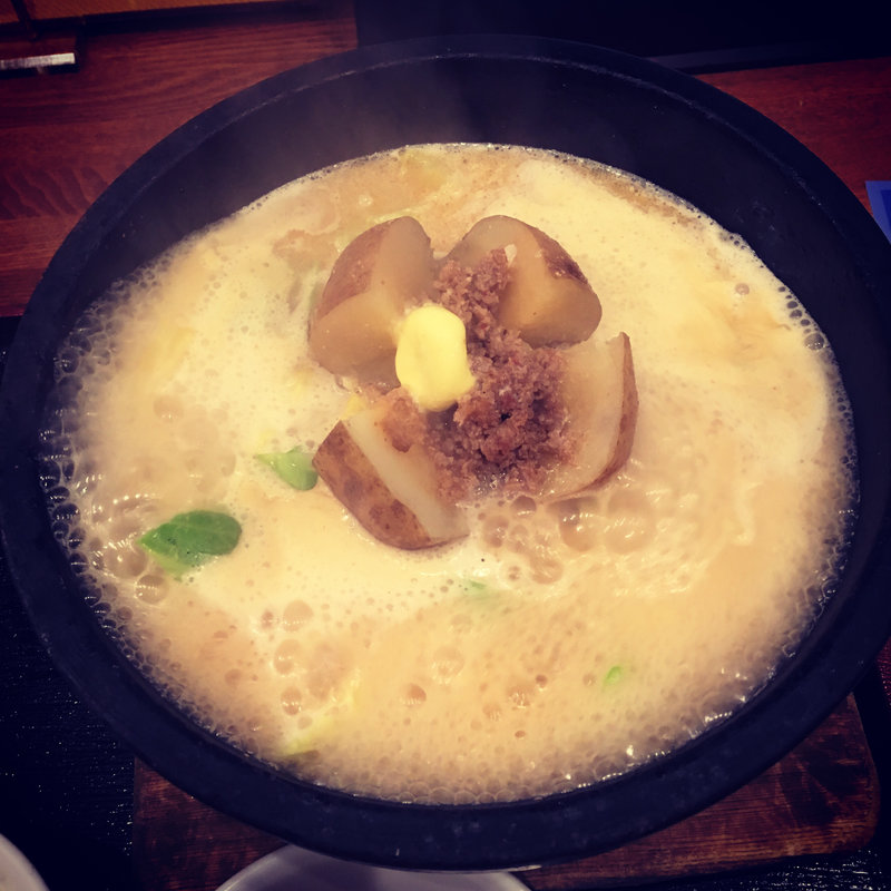 じゃがバターらーめん(石焼らーめん火山 郡山図景店 )