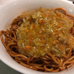 蟹味噌あんかけ麺(杭州酒家)