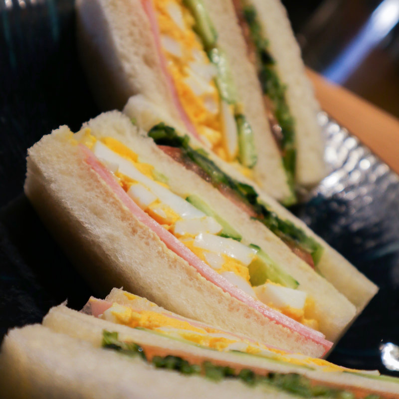 野菜とハムのミックスサンド(市川屋珈琲 )