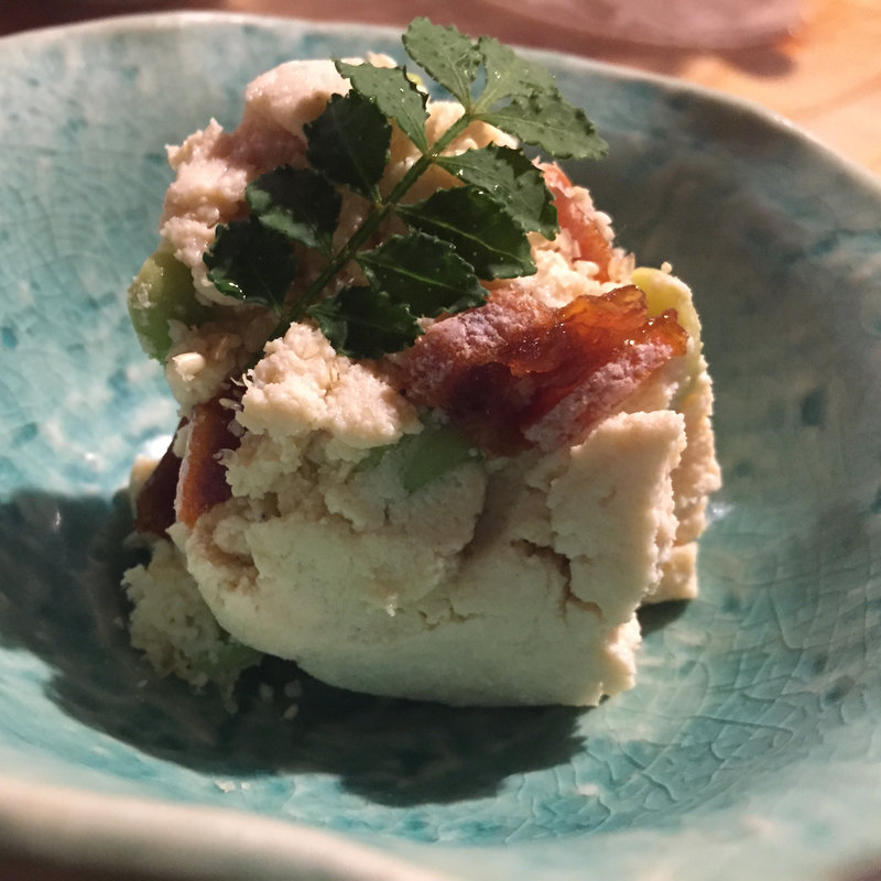 干し柿とクリームチーズの白和え(池田屋)