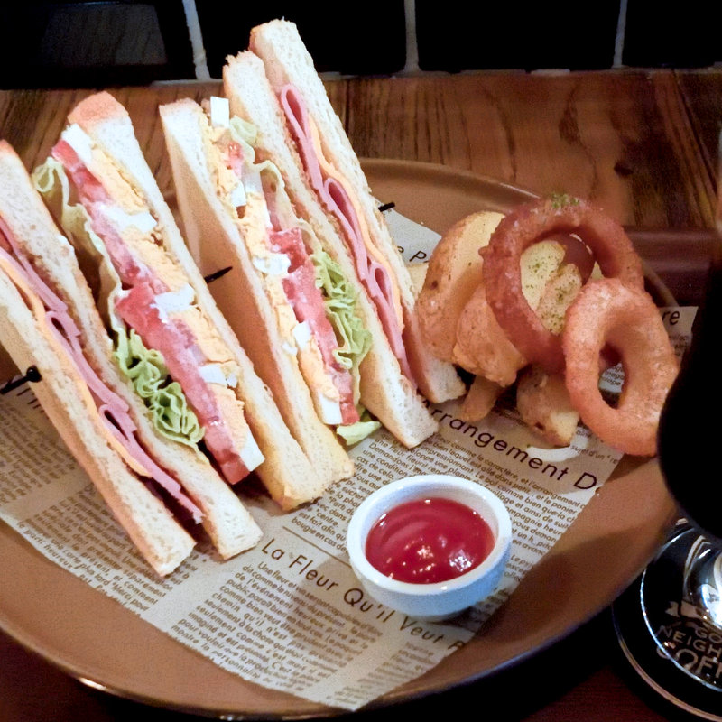 クラブハウスサンド(グッドネイバーズコーヒー 高松店)