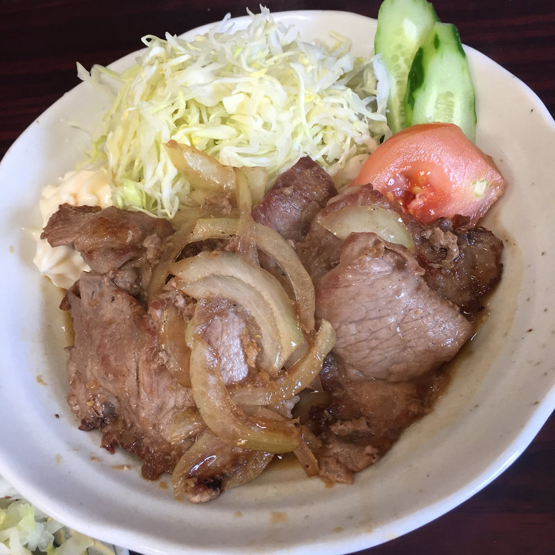 生姜焼定食(まるはな食堂 （マルハナショクドウ）)