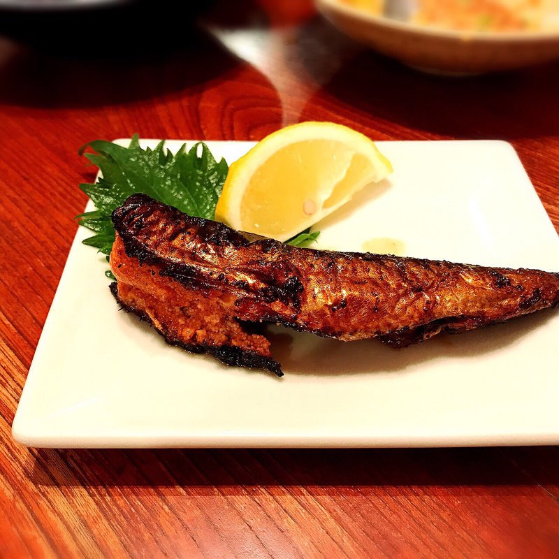 イワシ明太子(博多うどん酒場 イチカバチカ恵比寿店)