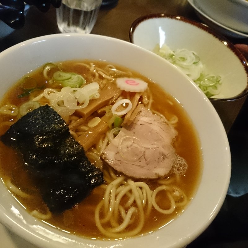 特製中華そば ＋ ネギ (東池大勝軒おはこ勝庵 )