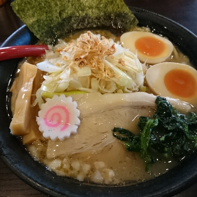 ネギ 背脂ラーメン ＋ 味玉(東葛大賞典 )