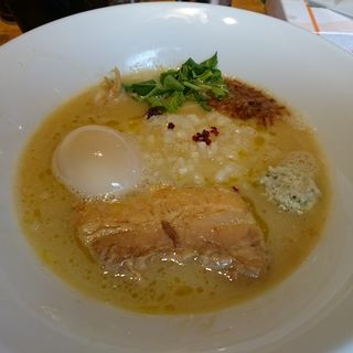 鶏そば （ 塩 ） ＋ 味玉(國分ラーメン食堂 )