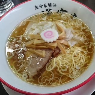 ワンタン麺(煮干らーめん海空土)