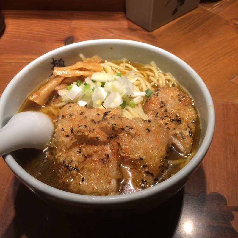 豚天ら～麺(麺屋武蔵 二天 池袋店 （めんやむさしにてん）)
