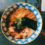 塩焦がしネギラーメン(大)(カミカゼ)