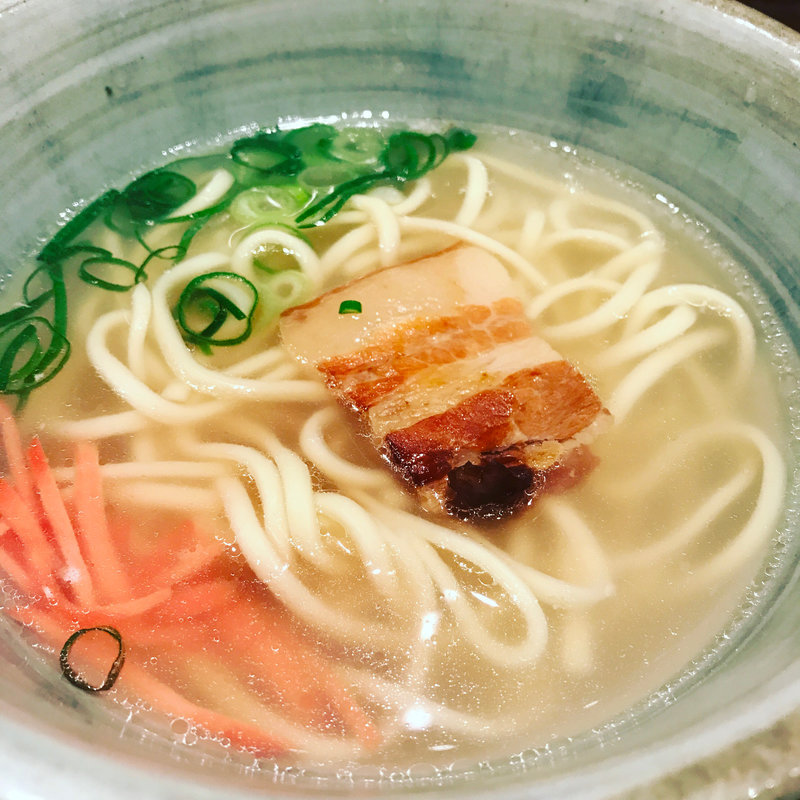 島チャーハンとミニ沖縄そば定食(島ぬ風 阪急三番街)