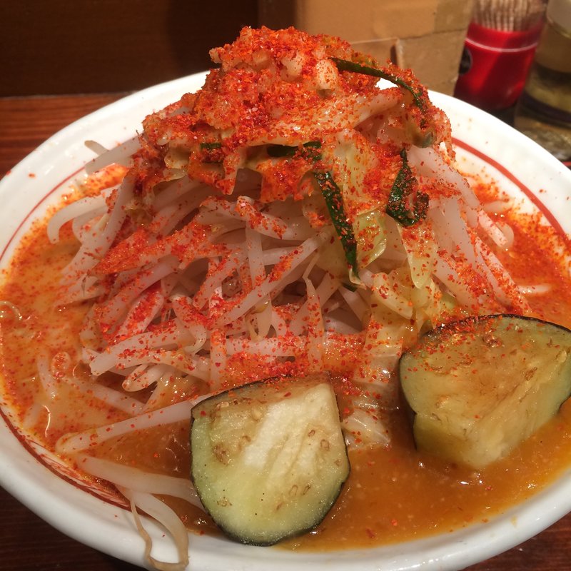 極辛あんかけラーメン(旨辛ラーメン 表裏 高田馬場店)
