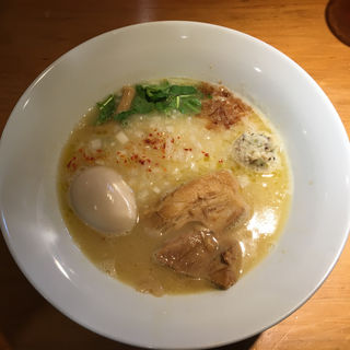 鶏そば（塩）＋味玉(國分ラーメン食堂 )